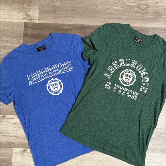 Abercrombie & Fitch Green T-Shirt - Picture 1 of 5